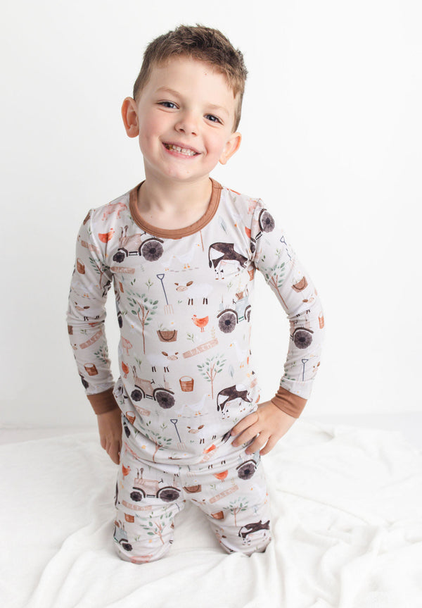 tractor-ride-farm-long-sleeve-pjs Big Dreams Little Jammie Session Sophia's Style-1